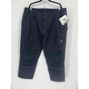 Mascot Men's Work Pants Houston Cargo Work Trousers Navy Blue Size 44.5